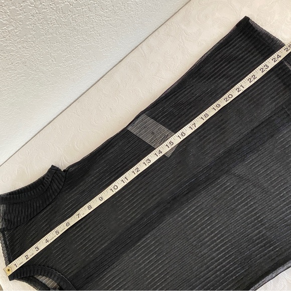 TOM FORD Rib Transparent Jersey Fitted T-Shirt - Picture 13 of 15